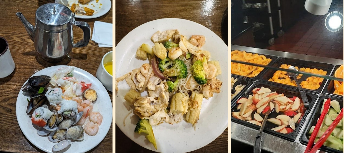 Gourmet Buffet & Grill Menu