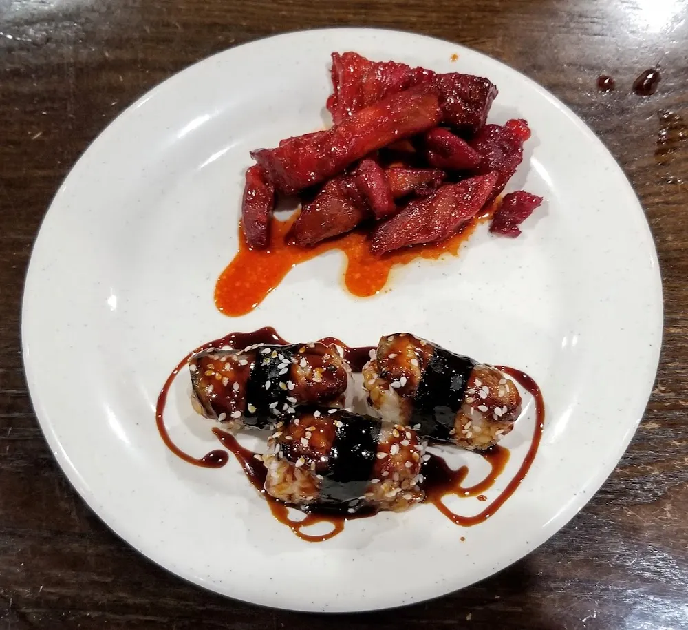 Unagi Eel Sushi and Boneless Spare Ribs